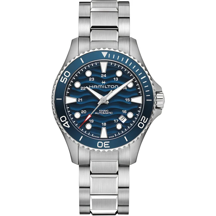 Hamilton Khaki Navy Scuba Auto 40mm Blue Dial on Bracelet