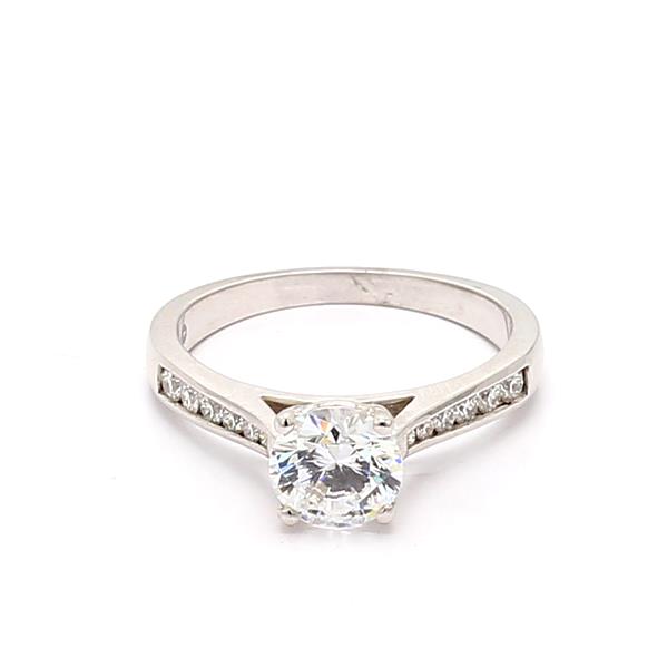 Jeff Cooper 14K White Gold Diamond Semi-Mount, 0.20 ct tw