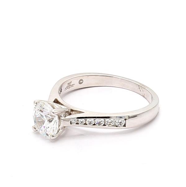 Jeff Cooper 14K White Gold Diamond Semi-Mount, 0.20 ct tw – view 2