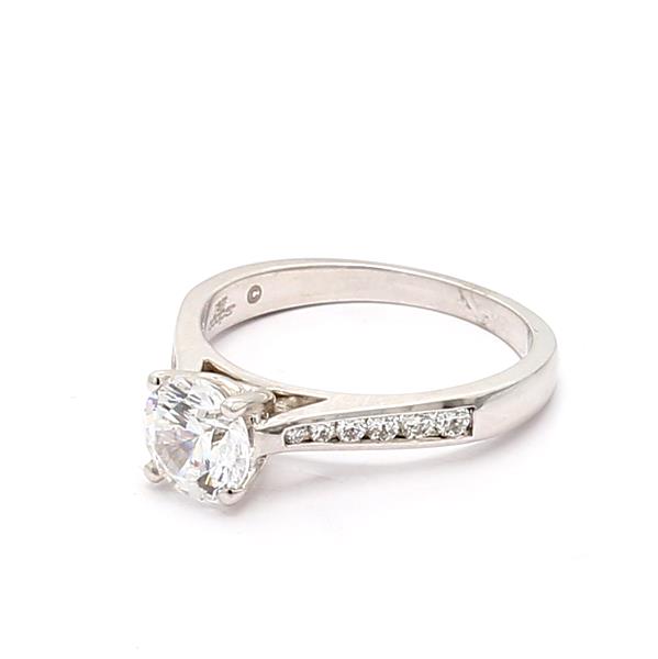 Jeff Cooper 14K White Gold Diamond Semi-Mount, 0.20 ct tw – view 4