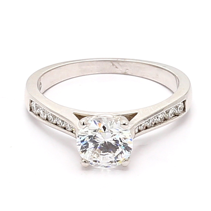 Jeff Cooper 14K White Gold Diamond Semi-Mount, 0.20 ct tw