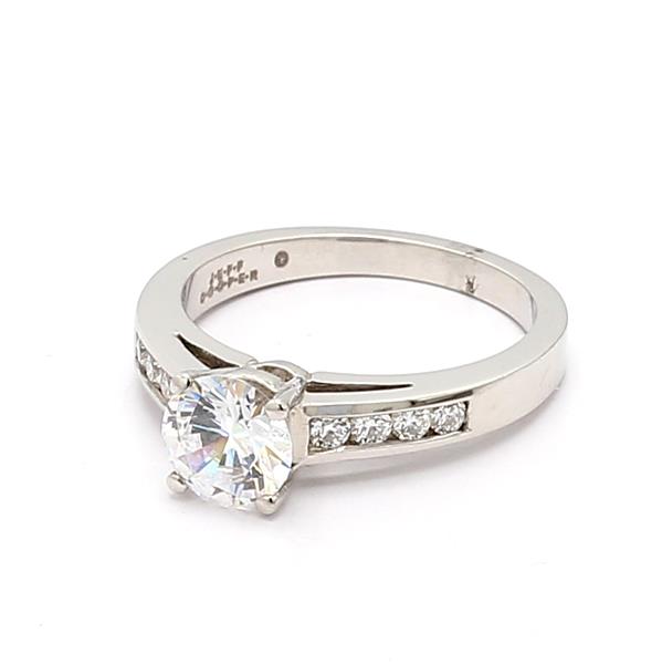 Jeff Cooper Platinum Diamond Semi-Mount, 0.22 ct tw – view 3