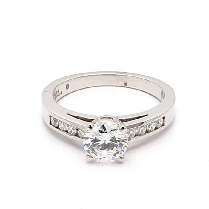 Jeff Cooper Platinum Diamond Semi-Mount, 0.22 ct tw