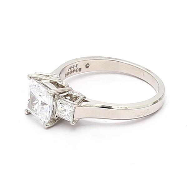 Jeff Cooper Platinum Princess-Cut Diamond Semi-Mount, 0.44 ct tw – view 4