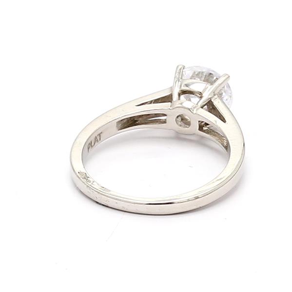 Jeff Cooper Platinum Solitaire Setting – view 3