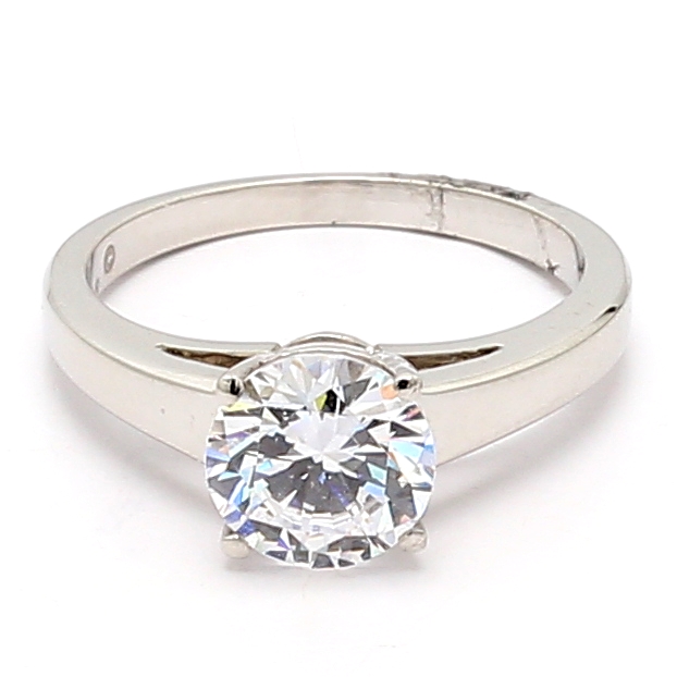 Jeff Cooper Platinum Solitaire Setting