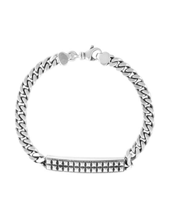 King Baby ID Bracelet with Pyramids