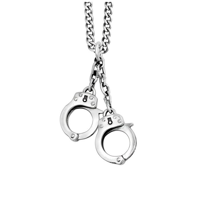 King Baby Handcuff Pendant Necklace