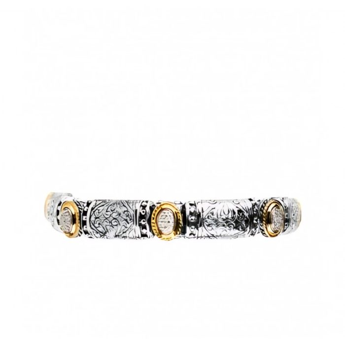 Konstantino Sterling Silver & 18k Gold Link Bracelet