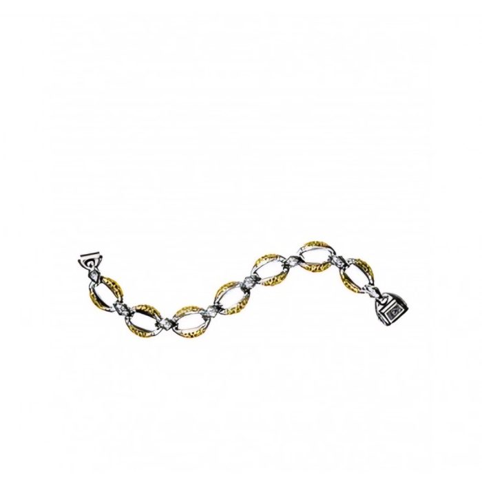 Konstantino Sterling Silver & 18k Gold Link Bracelet