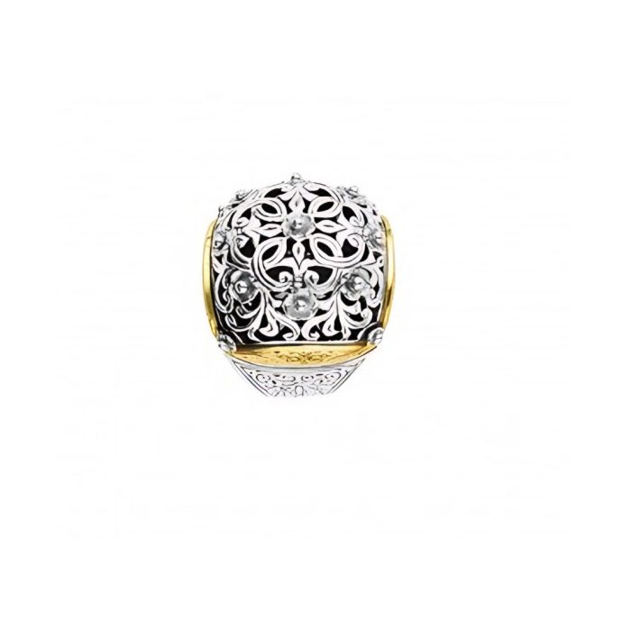 Konstantino Sterling Silver & 18k Gold Ring