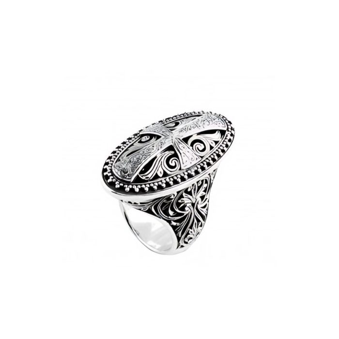 Konstantino Sterling Silver Cross Ring