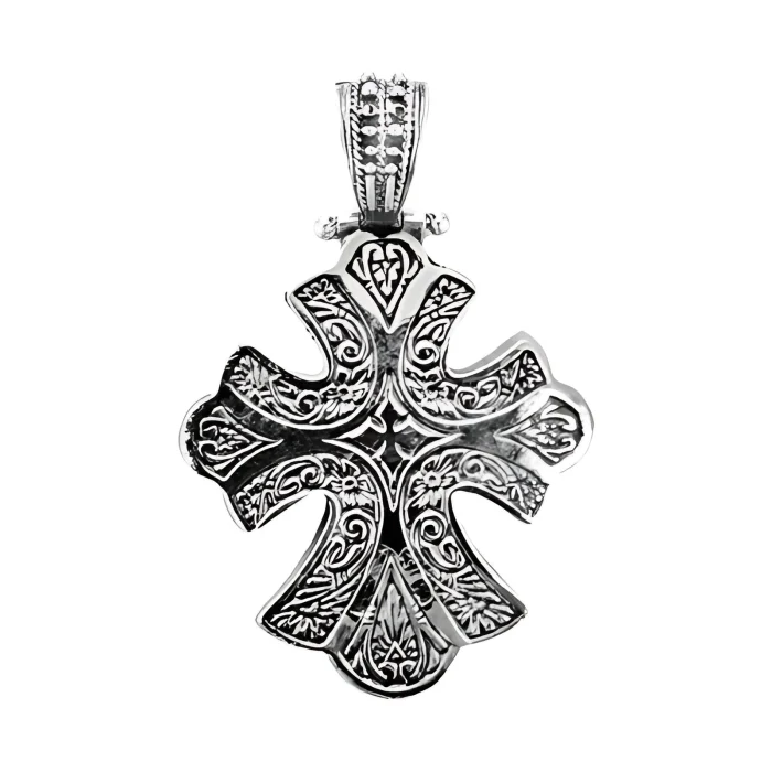 Konstantino Sterling Silver Filigree Cross Pendant