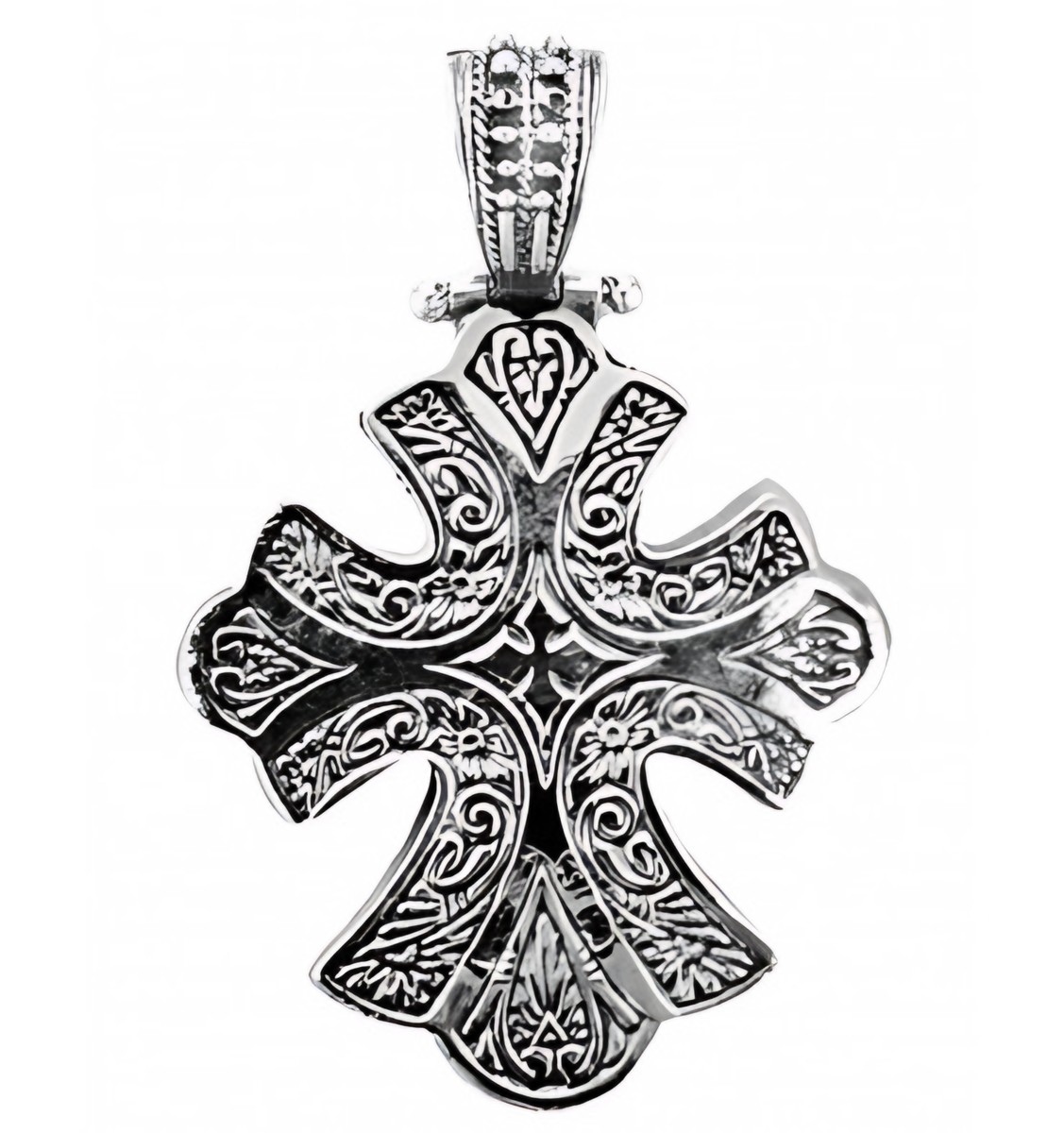 Konstantino Sterling Silver Filigree Cross Pendant