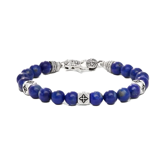 Konstantino Sterling Silver Lapis Bracelet
