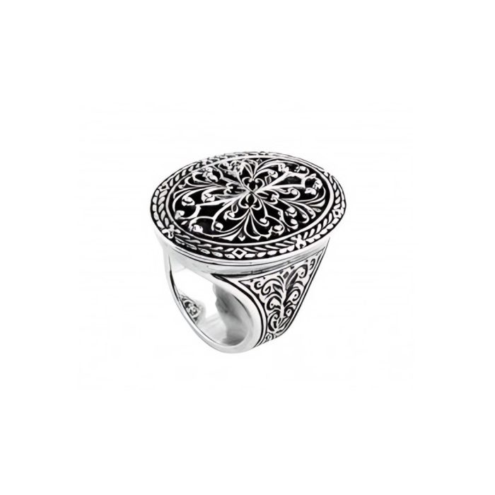 Konstantino Sterling Silver Oval Filigree Ring