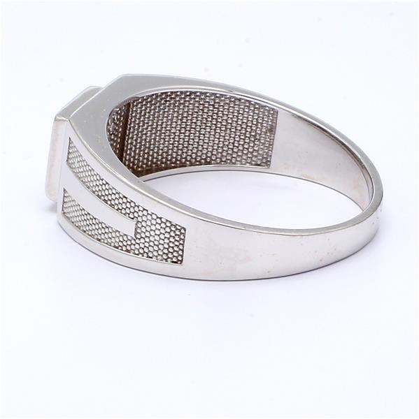 Men's 14K White Gold Solitaire Diamond Ring, 0.50 ct
