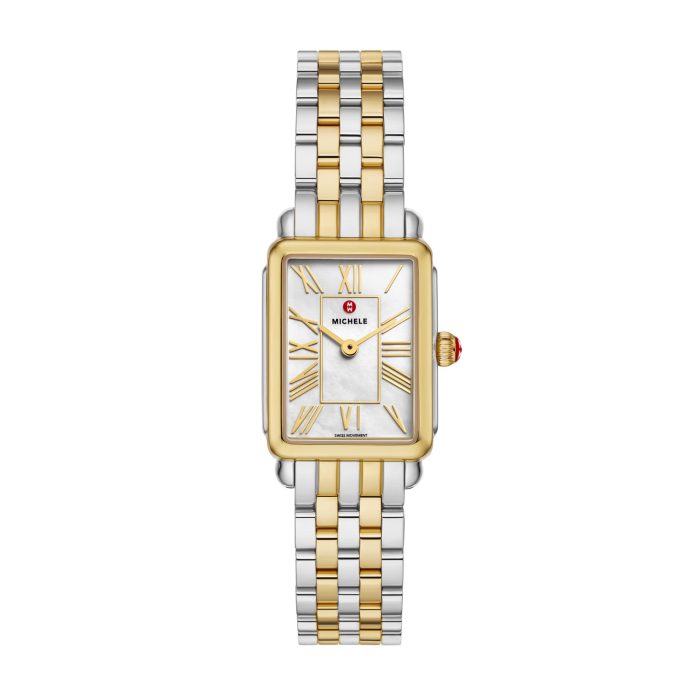 Michele Deco Park Two-Tone 18K Gold-Plated Watch