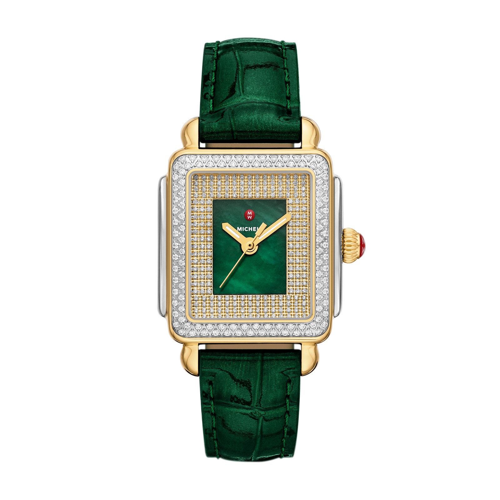 Michele Special Edition Deco Madison Mid Pavé Two-Tone Watch