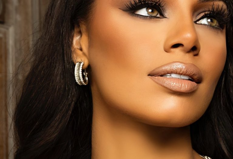 Baguette diamond hoop earrings