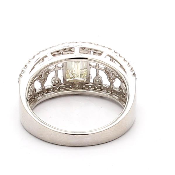 Platinum Baguette Diamond Ring, 1.61 ct tw