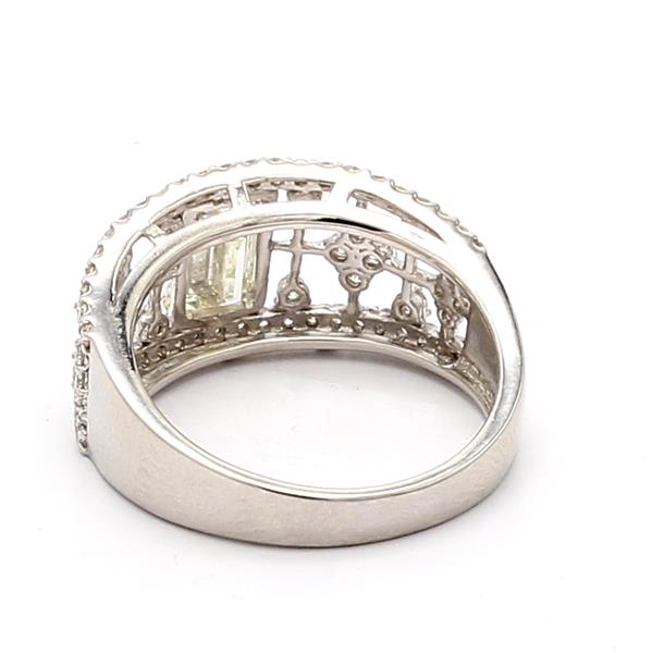 Platinum Baguette Diamond Ring, 1.61 ct tw