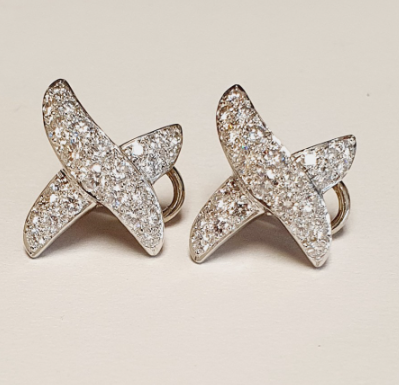 Platinum Diamond Earrings, 2.03 ct tw
