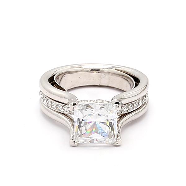Platinum Diamond Semi-Mount, 0.26 ct tw