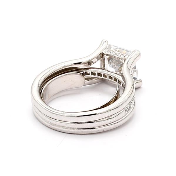 Platinum Diamond Semi-Mount, 0.26 ct tw – view 4