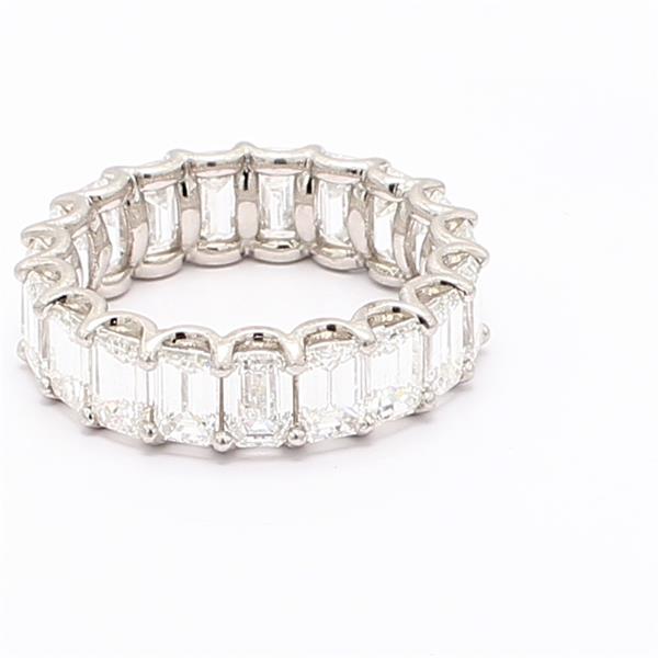 Platinum Emerald-Cut Diamond Band, 5.84 ct tw – view 3