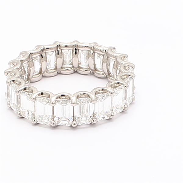Platinum Emerald-Cut Diamond Band, 5.84 ct tw – view 4
