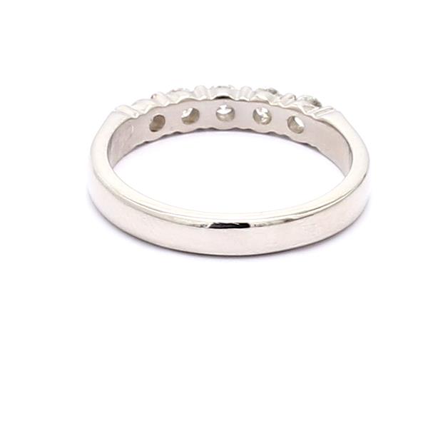 Platinum Five-Stone Diamond Band, 0.35 ct tw