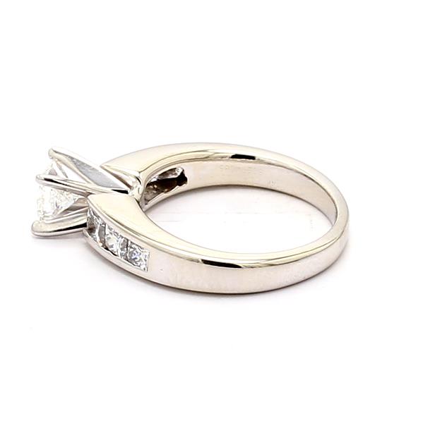 Platinum Princess-Cut Diamond Ring, 1.52 ct tw – view 4