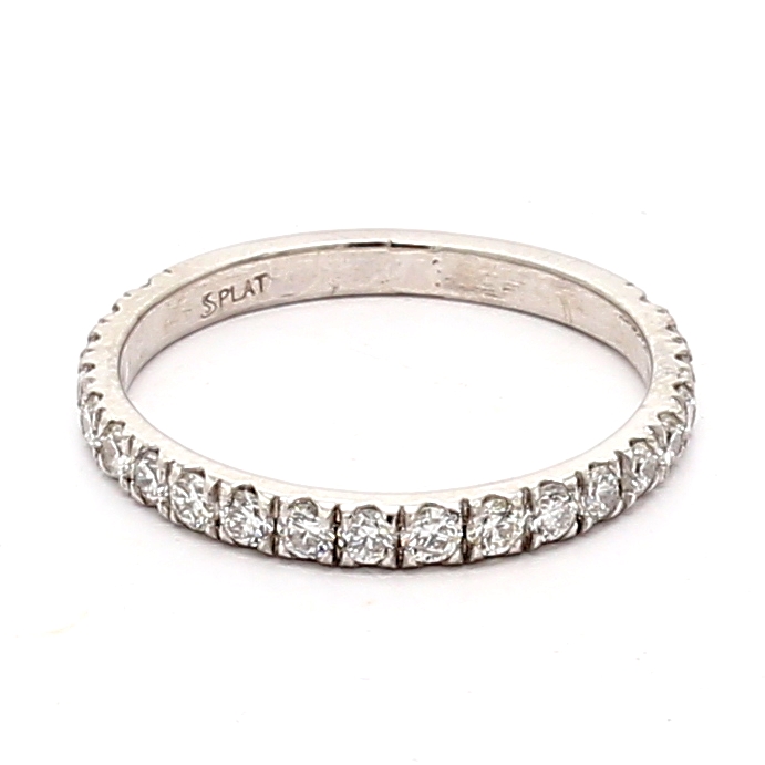 Platinum Three-Quarter Diamond Band, 0.70 ct tw