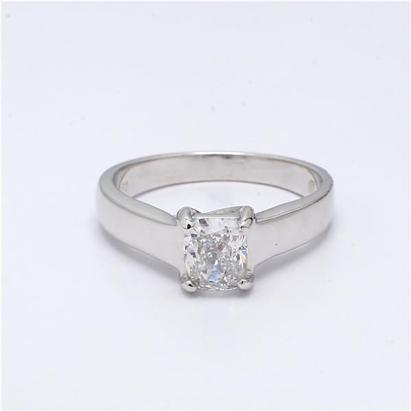 Platinum Wide Solitaire Setting
