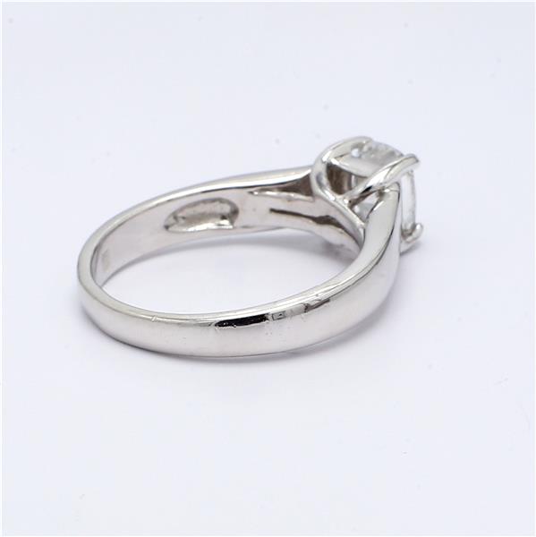 Platinum Wide Solitaire Setting – view 2