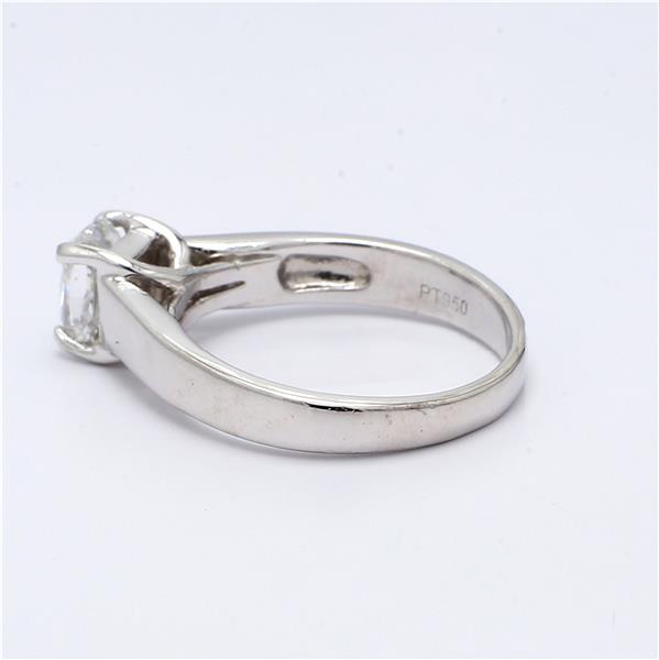 Platinum Wide Solitaire Setting – view 3