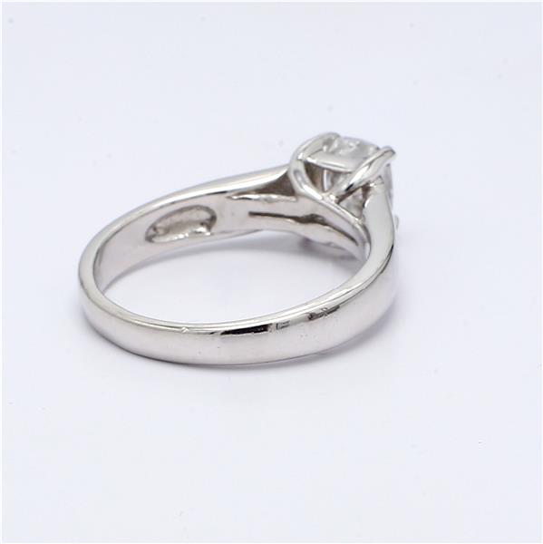 Platinum Wide Solitaire Setting – view 4