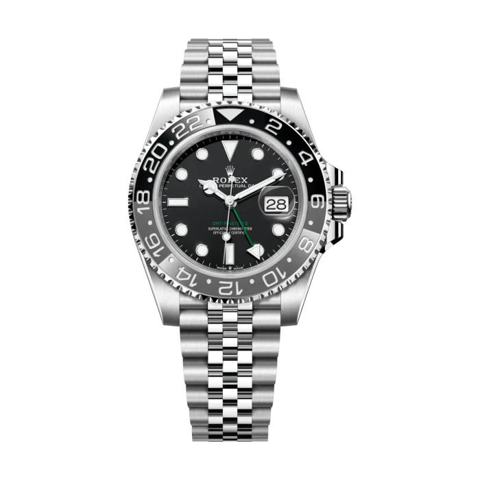 Pre-owned Rolex GMT-Master II Black and Grey Bezel on Jubilee (2025)