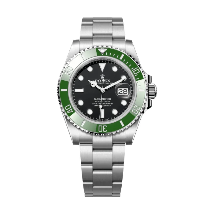 Pre-owned Rolex Submariner Date 41mm Green Bezel (2021)