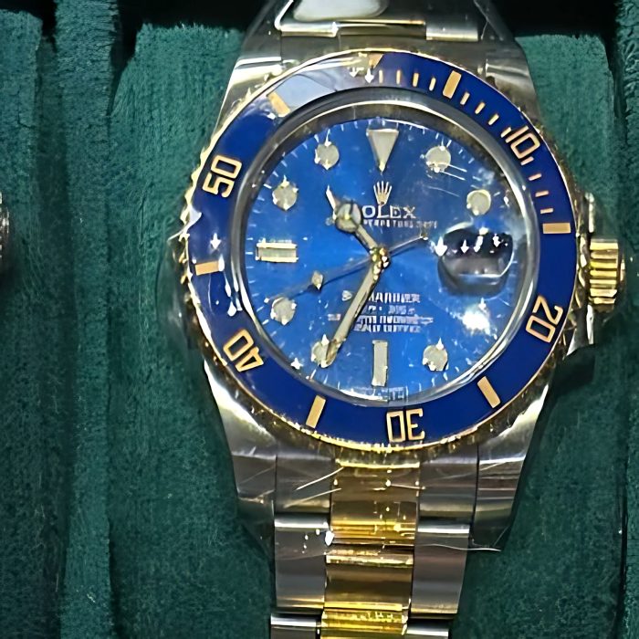 Pre-owned Rolex Submariner Date Two-Tone Blue Dial (2016)