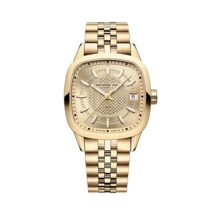 Raymond Weil Freelancer Cushion 34mm Champagne Dial