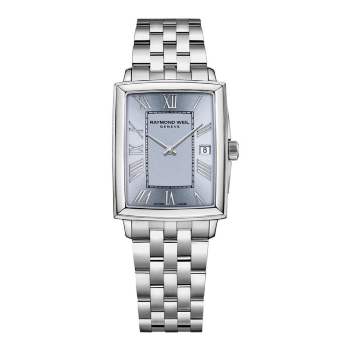Raymond Weil Toccata Ladies Rectangular Steel Blue Dial Quartz