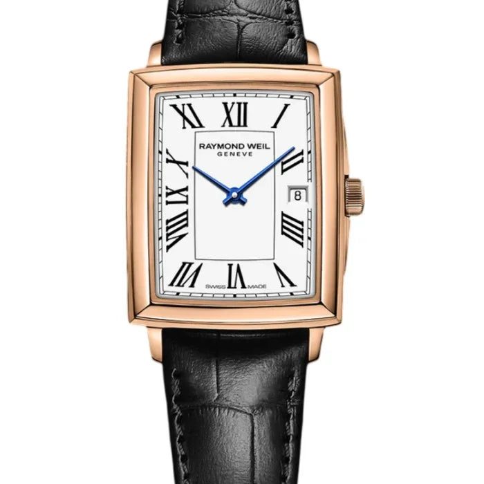 Raymond Weil Toccata Ladies Rose Gold PVD White Roman Dial
