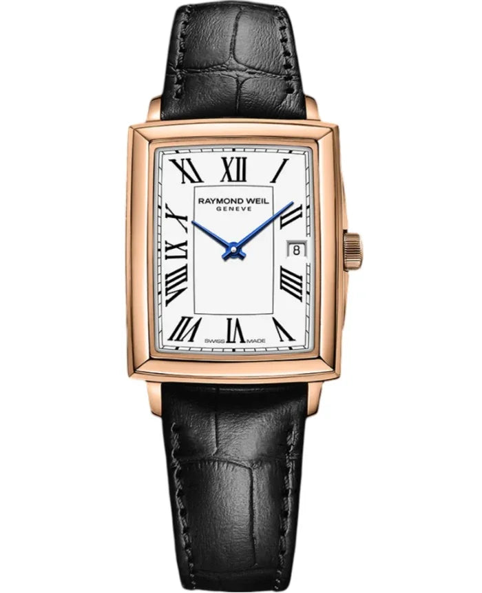 Raymond Weil Toccata Ladies Rose Gold PVD White Roman Dial