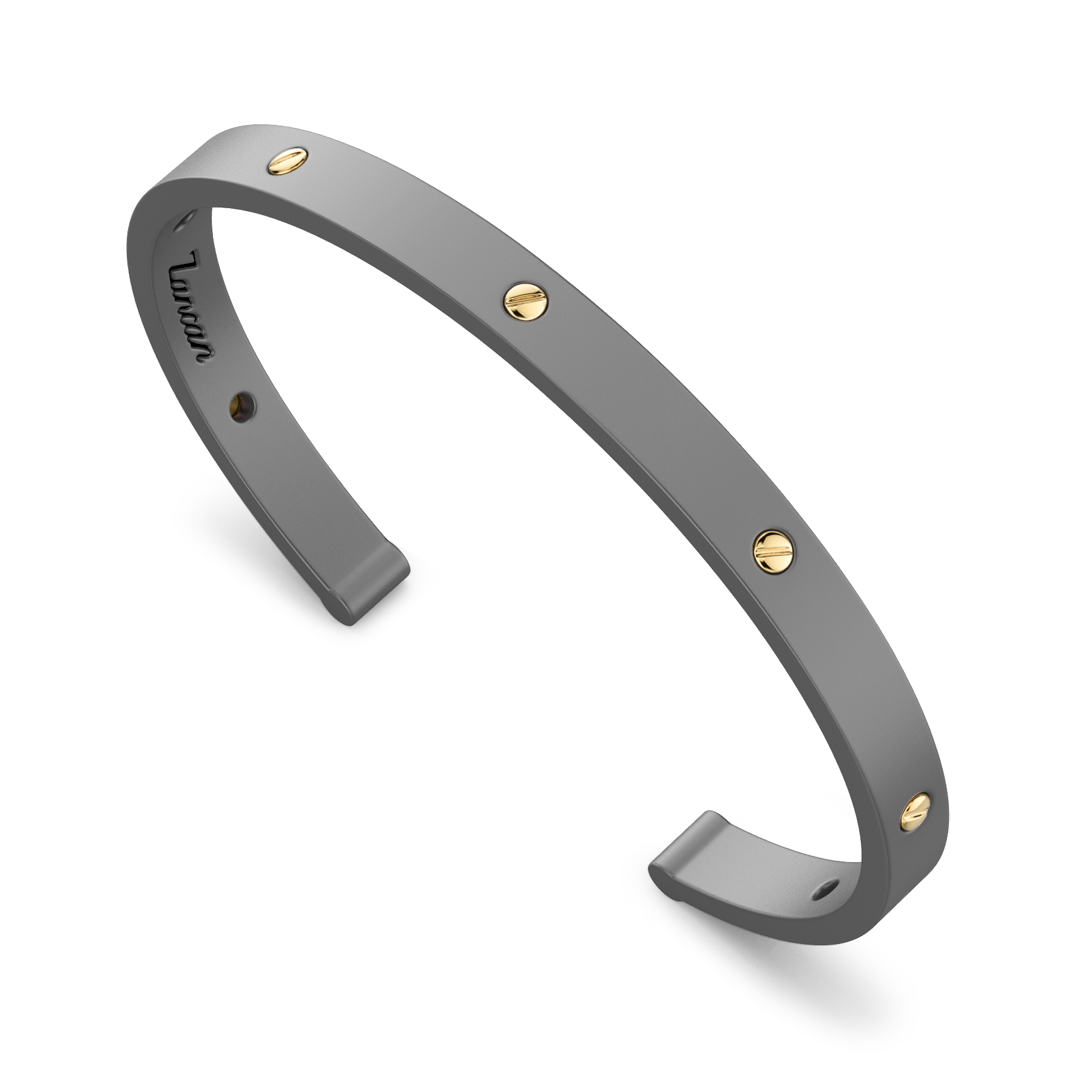 Zancan Eternity Titanium 18k Yellow Gold and Titanium Bracelet
