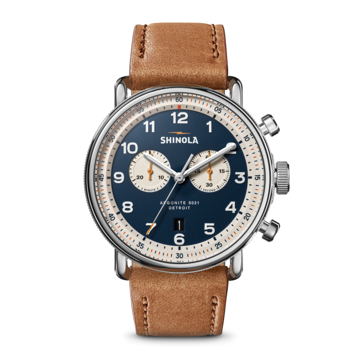 Shinola Canfield C56 Chronograph 43mm Continental Blue