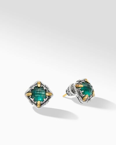 Konstantino Sterling Silver and 18k Yellow Gold Doublet Earrings