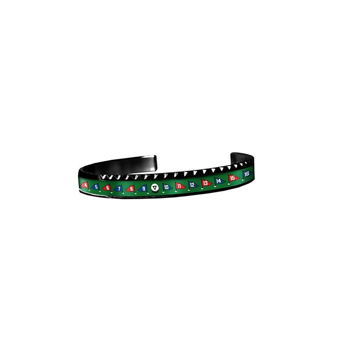 Speedometer Official Golf Black Steel Bangle