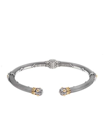 Konstantino Sterling Silver and 18k Yellow Gold Bracelet